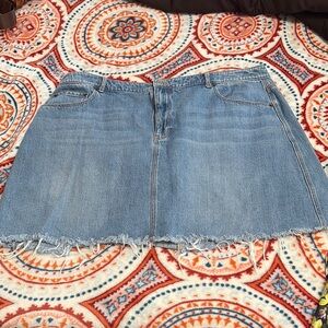 Old Navy Blue A-Line Mini Skirt Casual